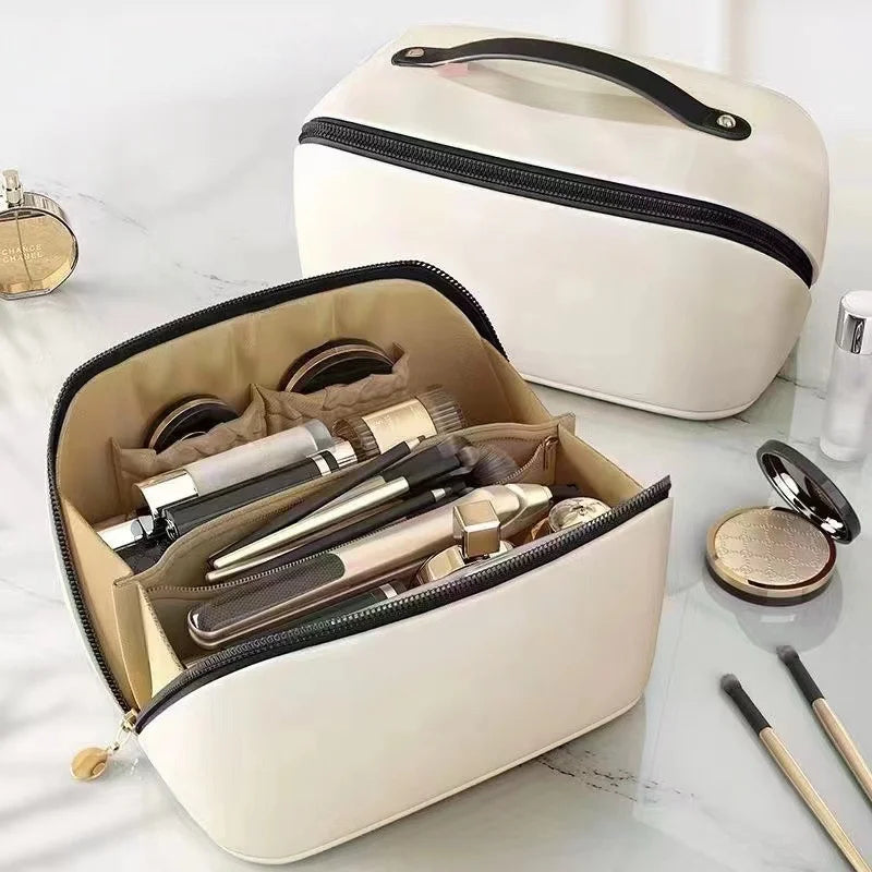 Magnetic Standing Makeup Bag
