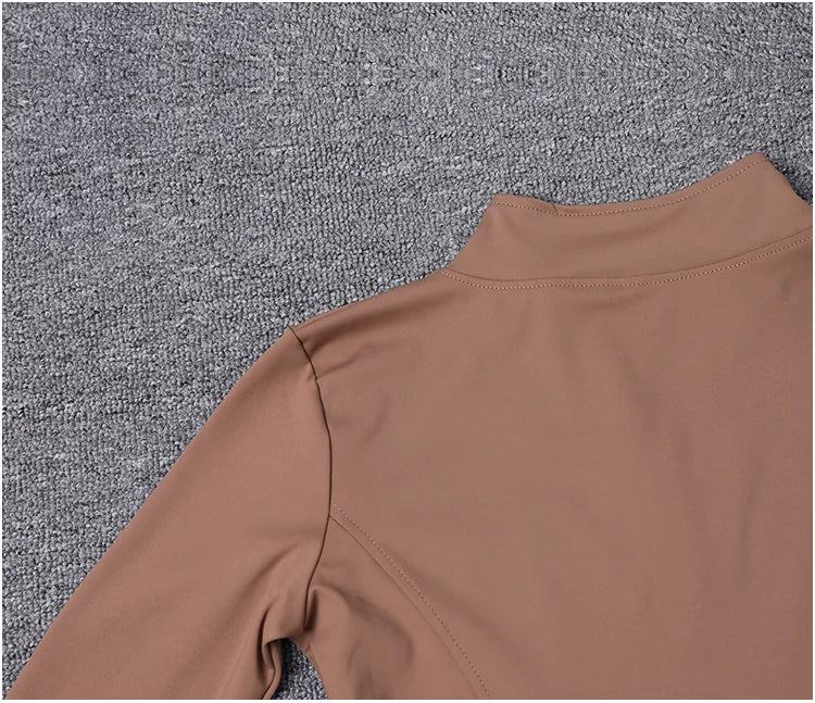 Chaqueta deportiva para mujer, camisa de manga larga, abrigo para hacer ejercicio, ropa de gimnasio, ropa deportiva para yoga
