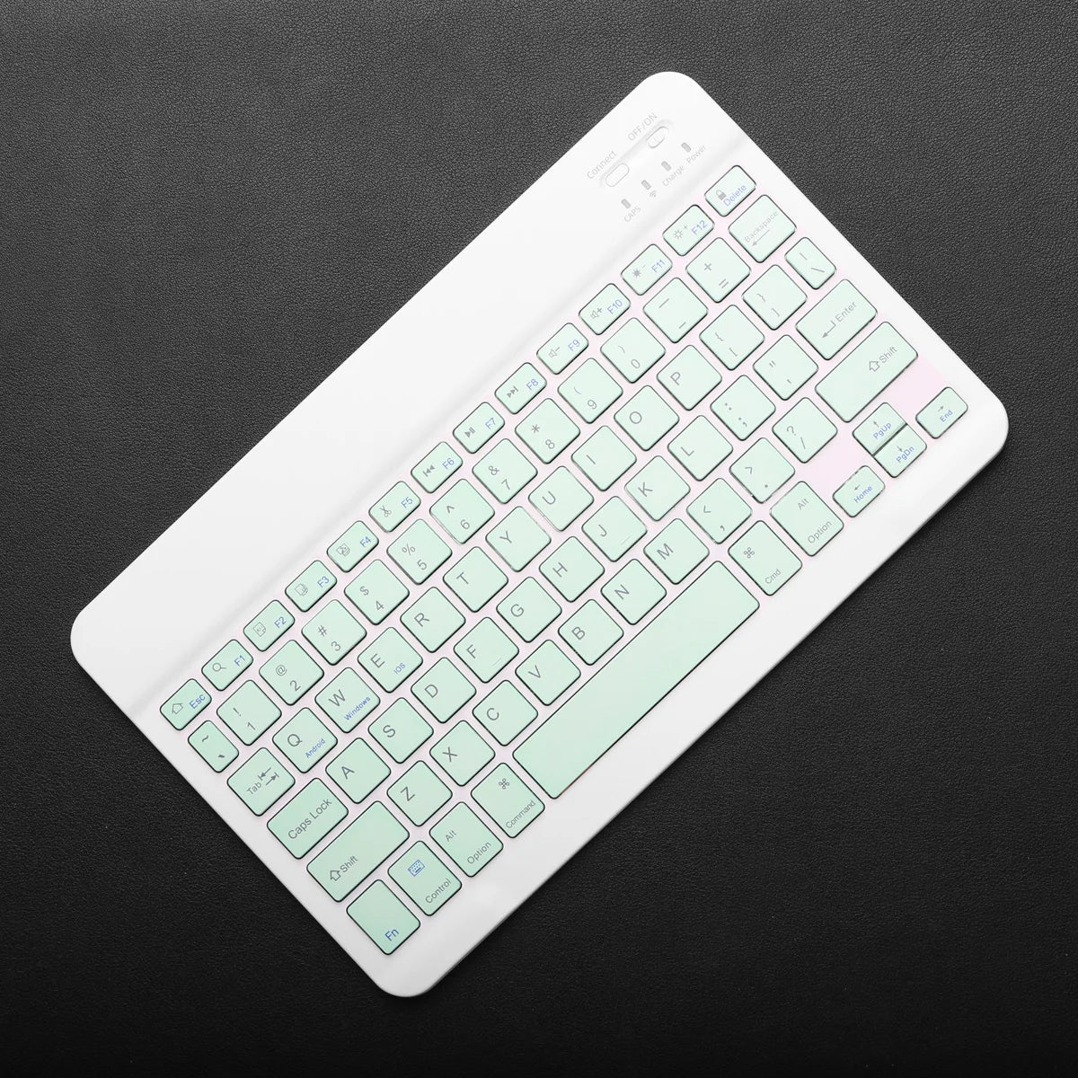 Trådløst tastatur Bluetooth-kompatibelt tastatur for Android IOS Windows Mini 78-tasters spilltastatur for PC iPad nettbretttastatur