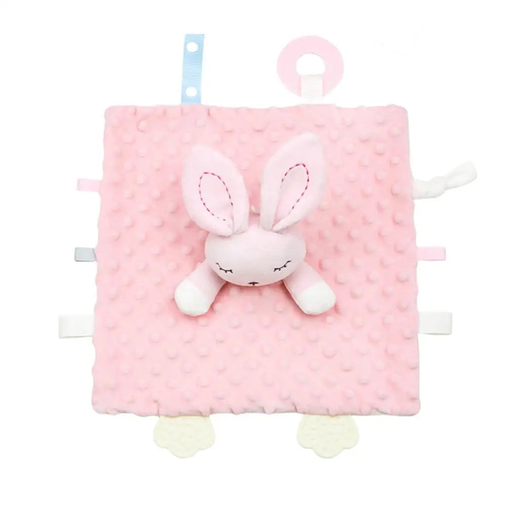 Manta de seguridad de peluche para niña, manta de peluche suave para niños, juguete de peluche unisex para niños y niñas