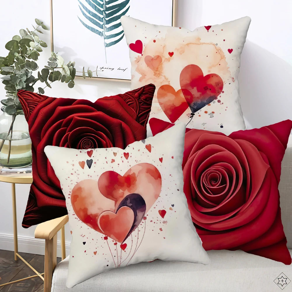 Heart Pillow Cover