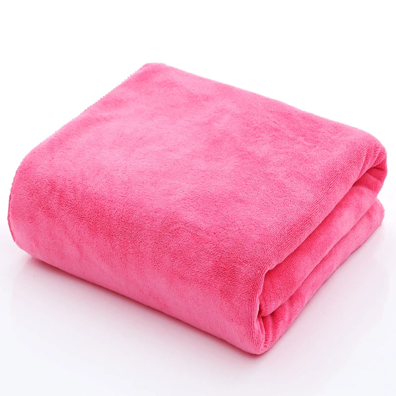 Serviette de bain salon de beauté bain de pieds grande serviette adulte plus épaisse que la microfibre douce et absorbante massage feuille spéciale