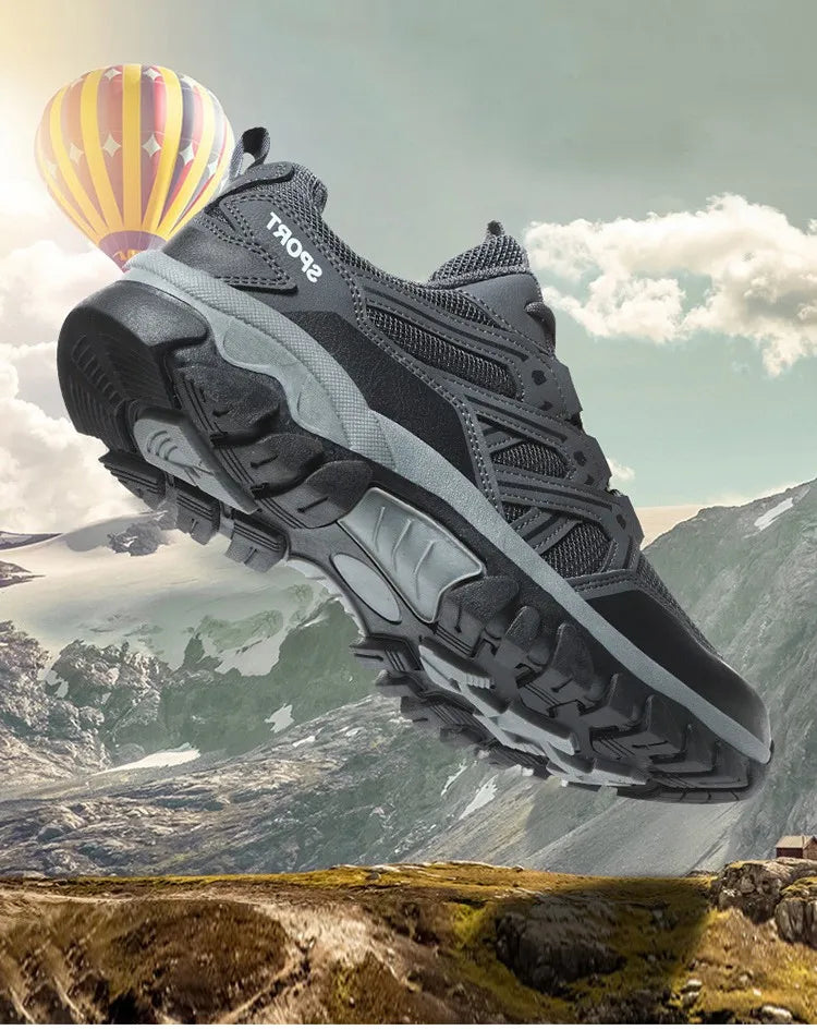 Zapatillas de Senderismo para Mujer y Hombre, Zapatos de Trekking al Aire Libre, Botas de Escalada, Acampada, Antideslizantes, Impermeables, para Caminar, Correr y Entrenar