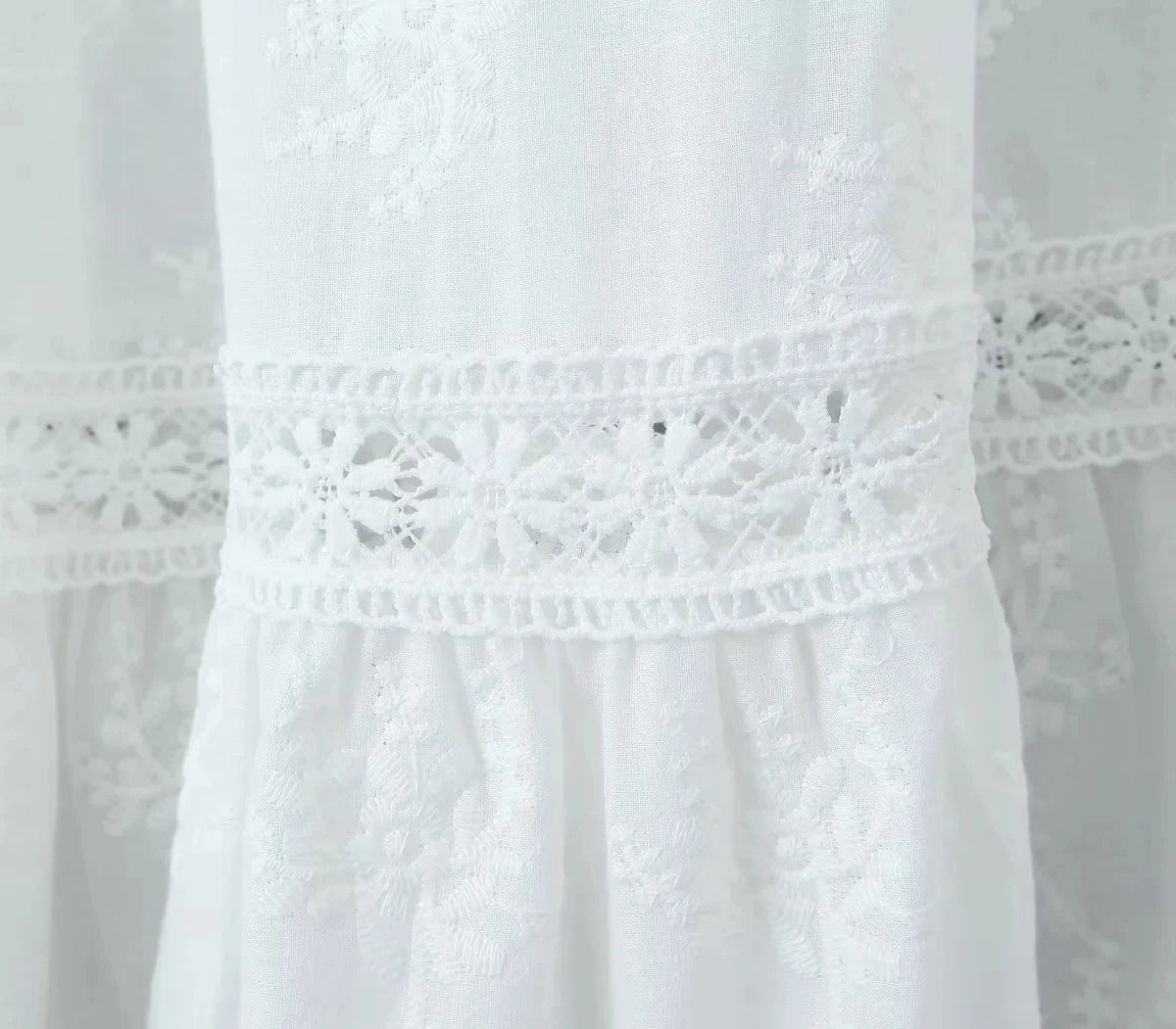 Conjunto de falda de encaje, vestido de verano para mujer, vacaciones en la playa, sexy, algodón, conjunto a juego, atuendos de primavera, blanco, 2 piezas, conjunto de vestidos de mujer 2025