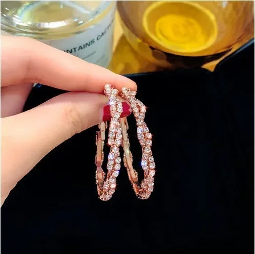 Pendientes de tuerca cuadrados de circonita azul de color plateado con borla larga para mujer, elegantes, delicados y encantadores, regalo premium para boda