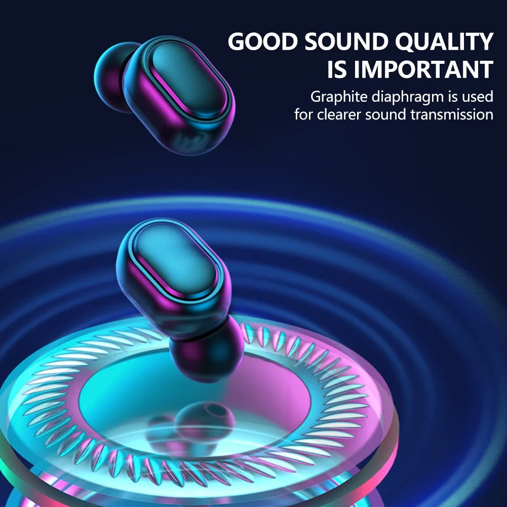 Auriculares inalámbricos E7S TWS Auriculares Bluetooth Sonido HIFI sin pérdidas Auriculares deportivos impermeables para todos los smartphones