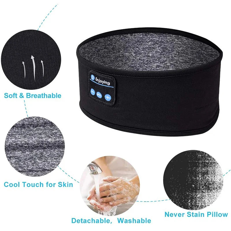 Original Auriculares Inalámbricos Bluetooth Diadema Deportiva para Dormir Antifaz Fone Auriculares Bluetooth Air Pro Auriculares Inalámbricos