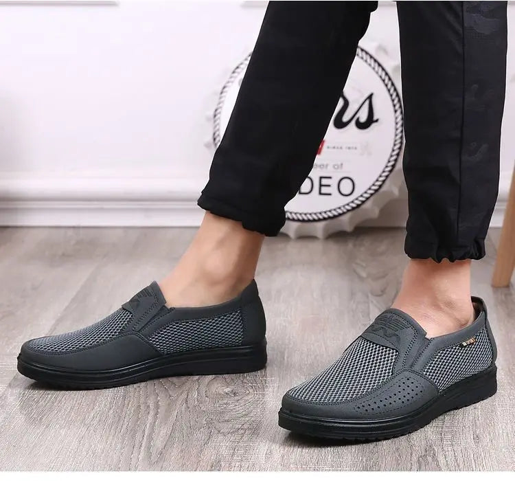 Zapatillas casuales de verano 2025 para hombre, de malla transpirable con suela gruesa, asequibles y con envío gratis