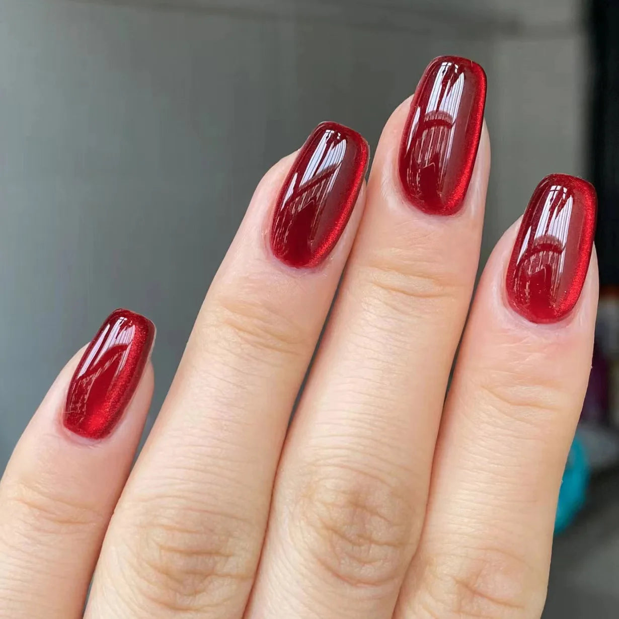 24 Uds uñas postizas de degradado blanco, cortas, cuadradas, bailarina, sencillas, de presión, usables, de color nude, puntas de manicura de cubierta completa