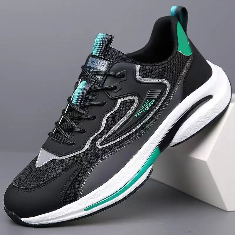Zapatos de malla voladora de verano para hombre, casuales, transpirables, versátiles y cómodos, deportivos de malla voladora