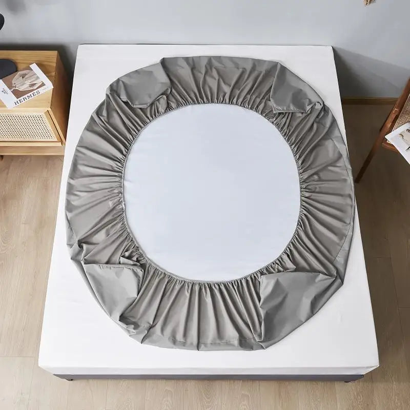 Sikker, vanntett madrassbeskytter, myk og komfortabel, pustende, ensfarget madrasstrekk, maskinvaskbar