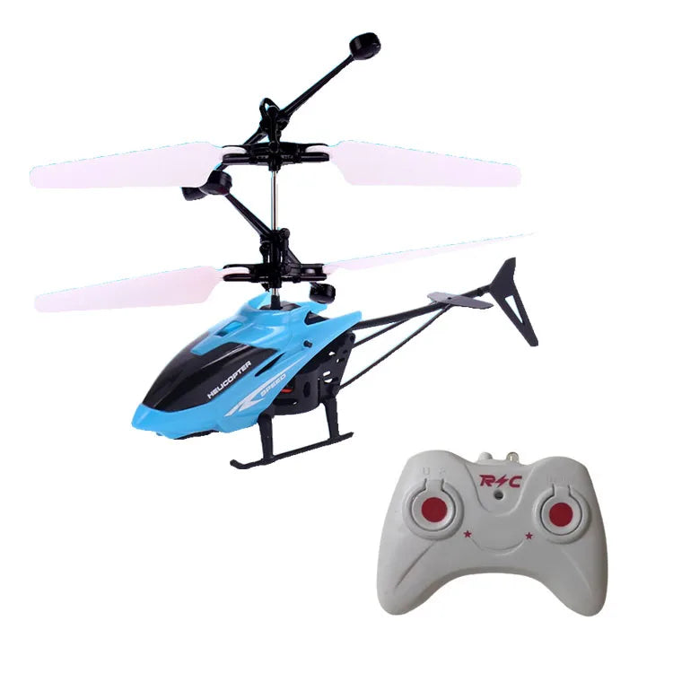 Mini dron RC recargable a prueba de caídas, helicópteros RC seguros, juguetes para niños