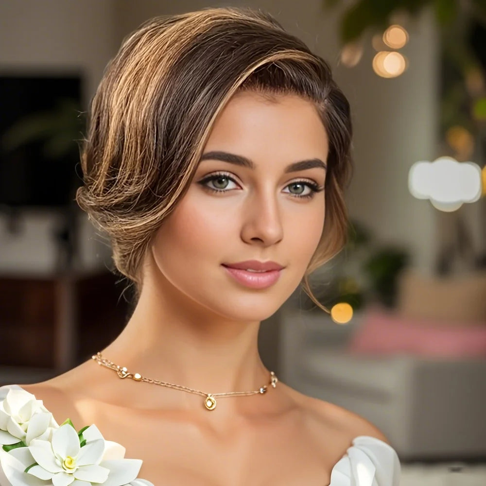 3x4 Lace Front Curly Pixie Cut Wig – Pre-Plucked Human Hair