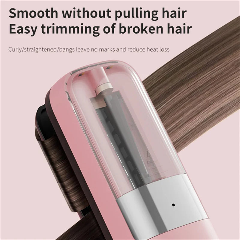 Recortador de puntas de cabello, removedor de puntas abiertas, cabello seco, dañado, quebradizo, automático profesional, para mujeres, máquina de corte de cabello inalámbrica