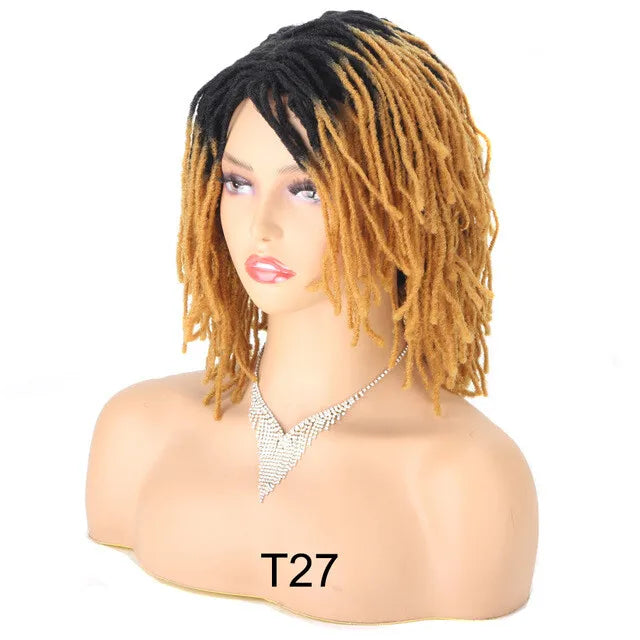 Micro Dreads Wig for Women/Men Thin Dreadlocks Wig Afro Twist Crochet Braids Wig