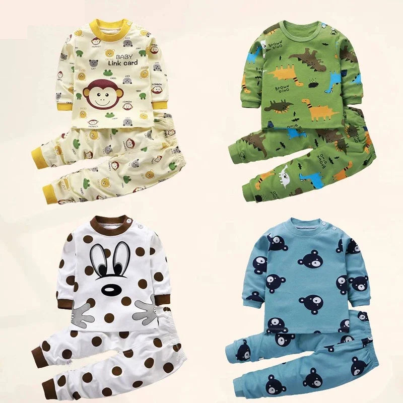 Vêtements pour enfants Ensembles pour enfants Vêtements pour enfants Garçons Filles Coton Automne Hiver Vêtements Pantalons Vêtements de nuit Sous-vêtements Cadeau de Noël