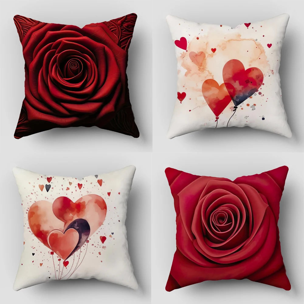 Heart Pillow Cover