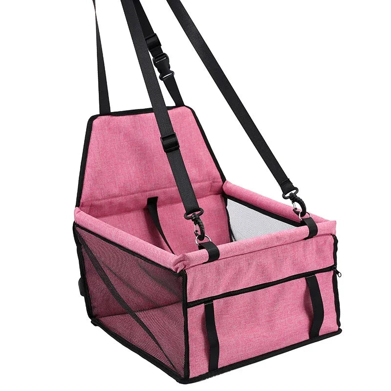 Bolsa de viaje de malla colgante, plegable, para accesorios de viaje, doble grosor, impermeable, con 5 colores, suministros para mascotas, alfombra para perros, manta, bolsa de seguridad para el asiento del coche de mascotas
