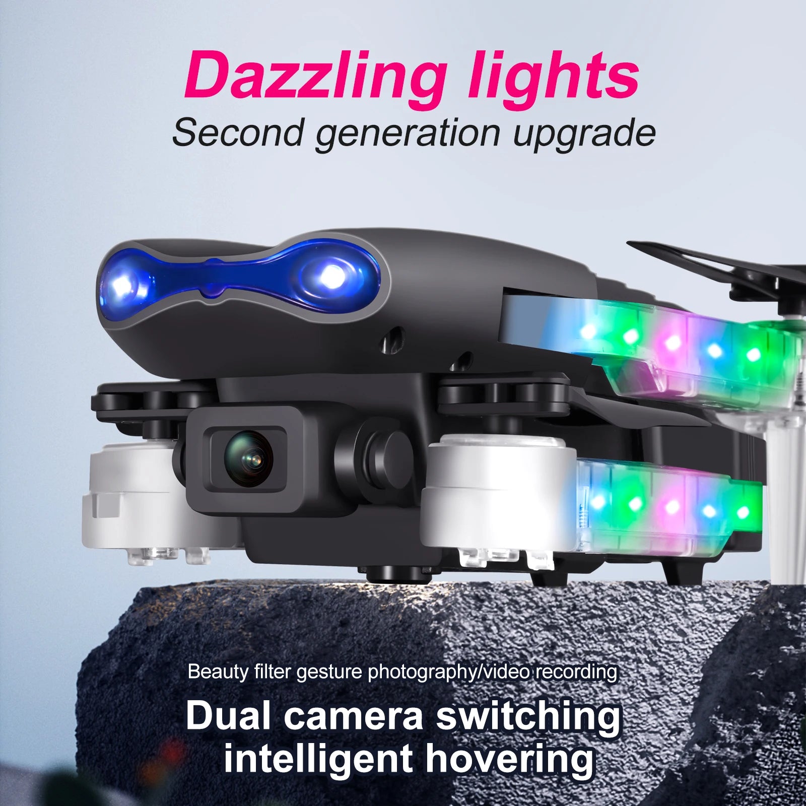 E99 Pro Dual Camera Drone MHD High Quality Folding Professional Drone with 4K Camera Remote Control Aircraft RC Quadcopter Toys