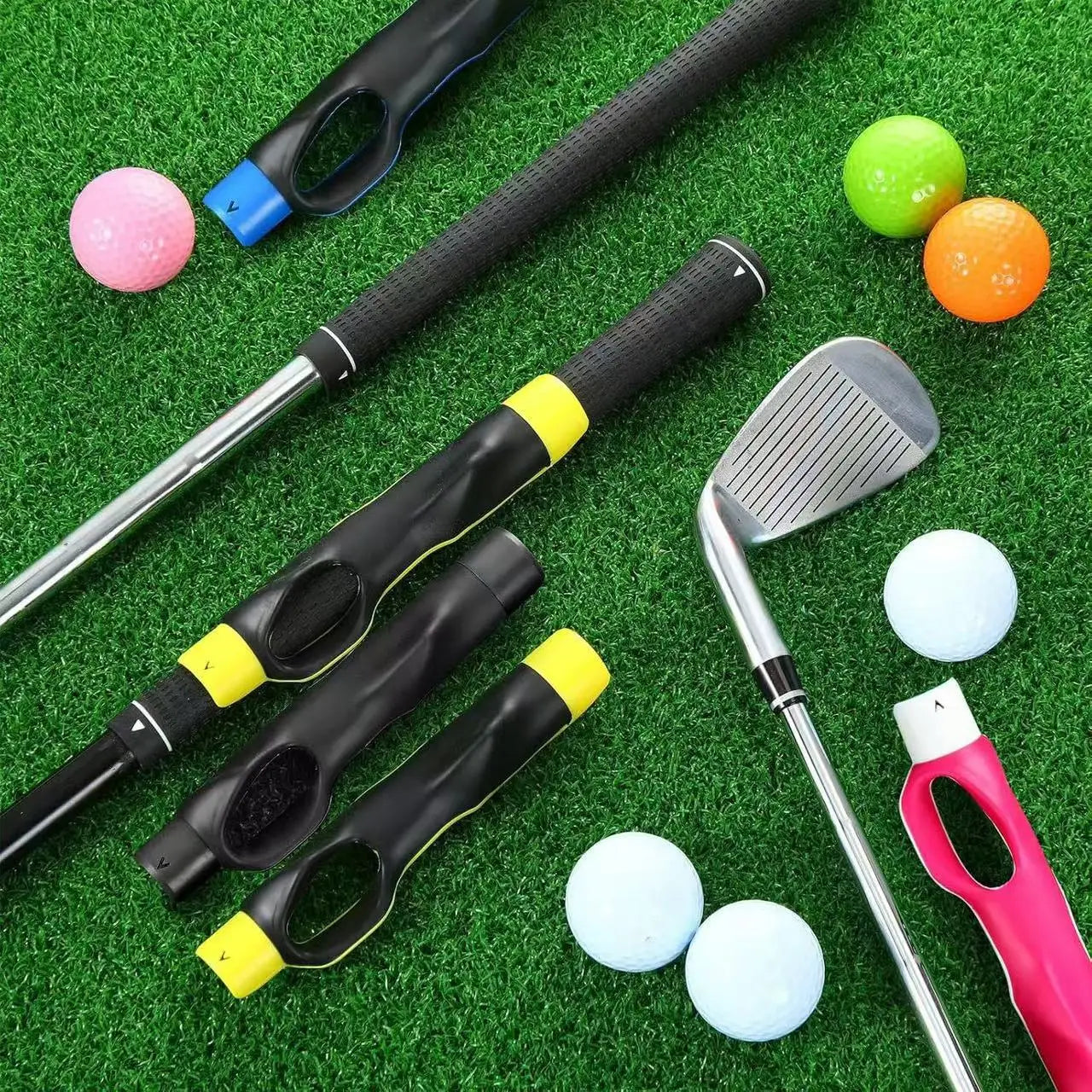 Golf Training Equipment Golf Training Device Hand Grips Corrector Universal Grip Set for Beginners Trainer Indoor Outdoor Sports