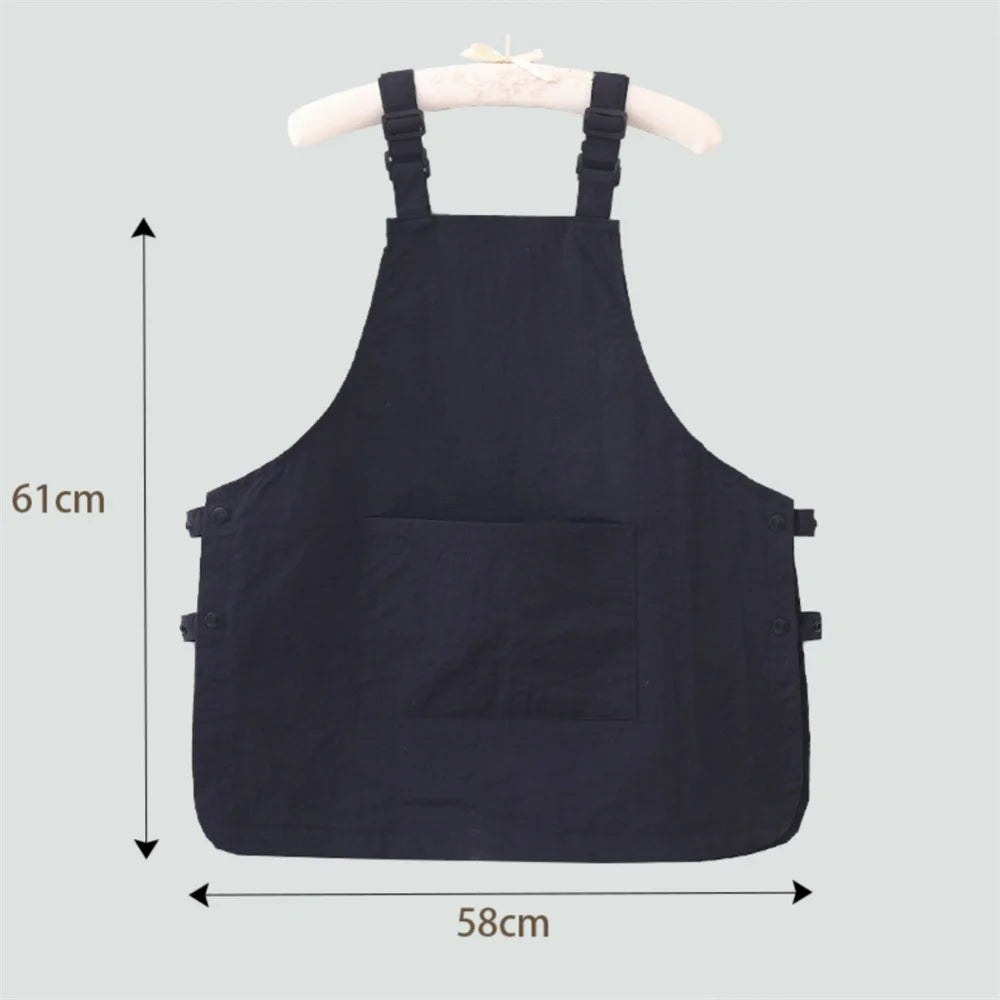 Delantal tipo chaleco impermeable, nailon antiincrustante, sin mangas, unisex, para cocina doméstica, ropa de trabajo para barbería y cafetería