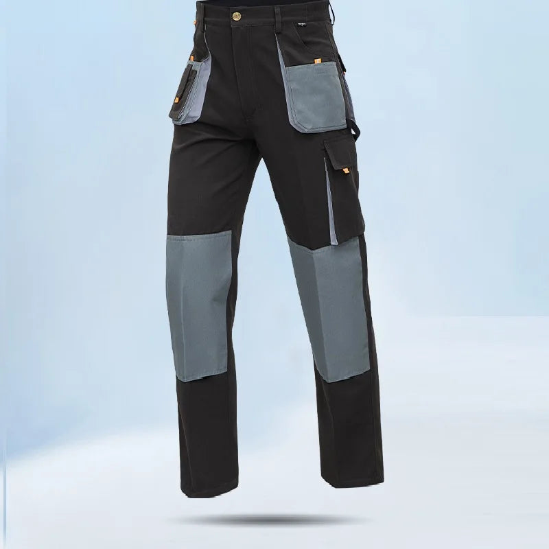 Pantalones de Trabajo para Hombre, Pantalones Cargo de Trabajo para Hombre, Ropa de Trabajo, Pantalones de Senderismo al Aire Libre Multibolsillos, Pantalones con Bolsillos Funcionales