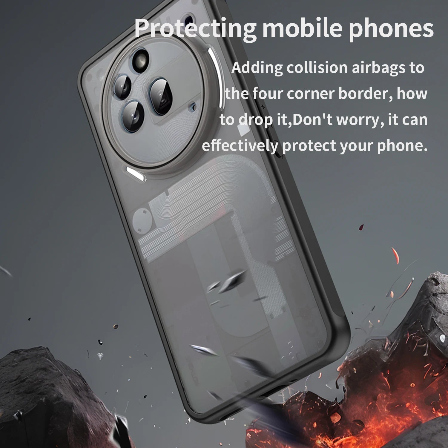 Funda para teléfono a prueba de golpes para Nothing Phone 3A Pro 3 Phone3, accesorios de moda protectores contra caídas