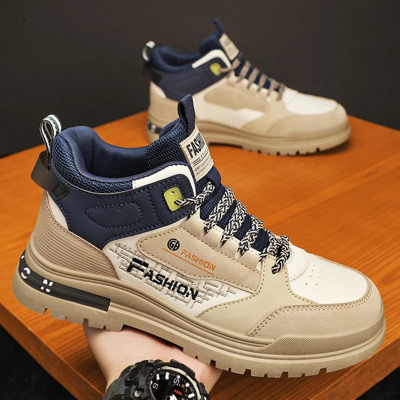 Zapatillas Casual Vulcanizadas para Hombre – Zapatos de Suela Blanda para Caminar y Exteriores