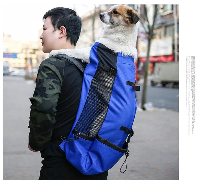 Bolsa transportadora transpirable para perros, mochila portátil para viajes al aire libre, transportadores reflectantes para gatos, accesorios para perros Bulldog Francés