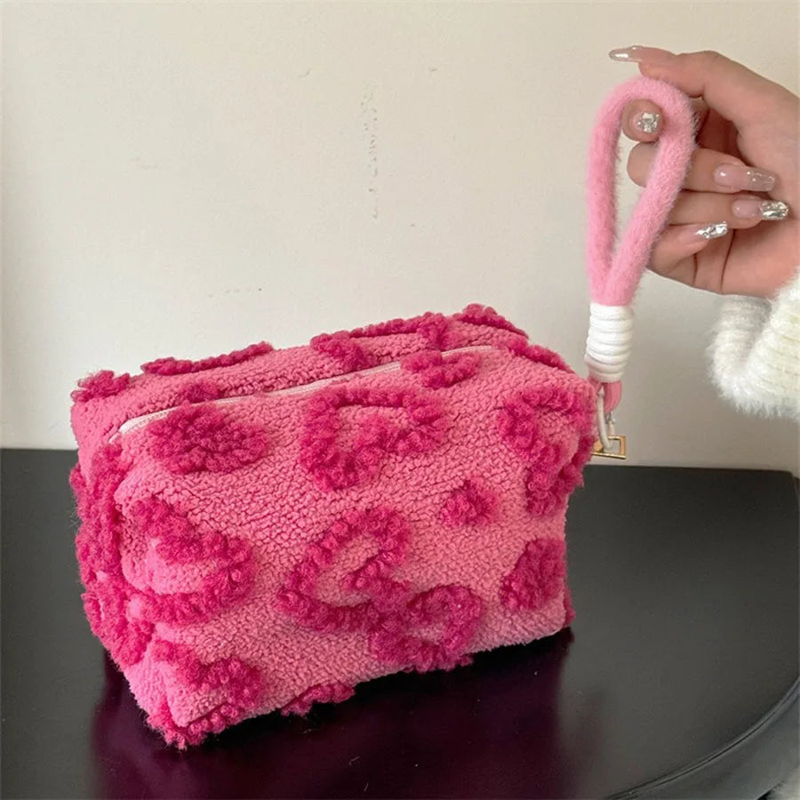 Plush Makeup Pouch