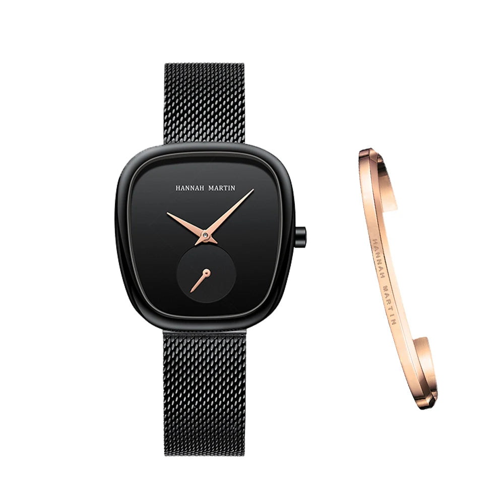 Reloj de pulsera para mujer de cuarzo, de marca superior, de moda de lujo, con movimiento japonés, diseño original, impermeable, con caja de regalo