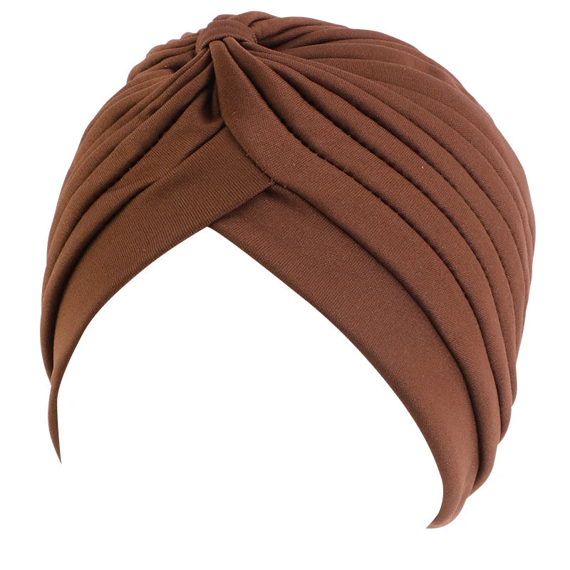 Knotted Ruffle Turban