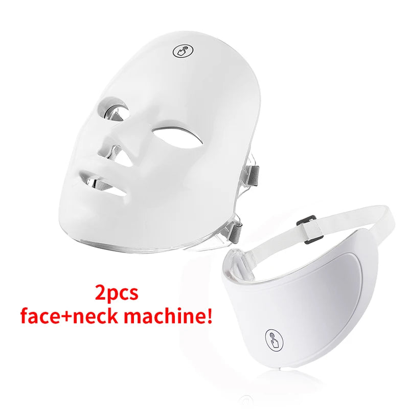 Appareil de beauté pour le visage et le cou à LED