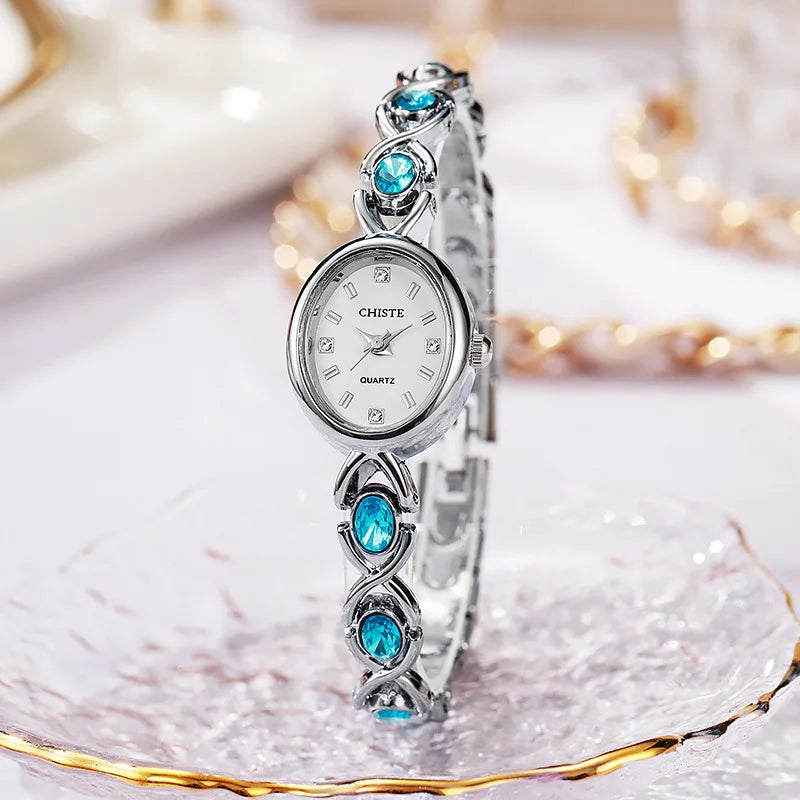 Reloj de pulsera de moda, minimalista, informal, de cuarzo para mujer, de lujo, para estudiantes, esfera ovalada, reloj de regalo, dropshipping, Reloj Mujer