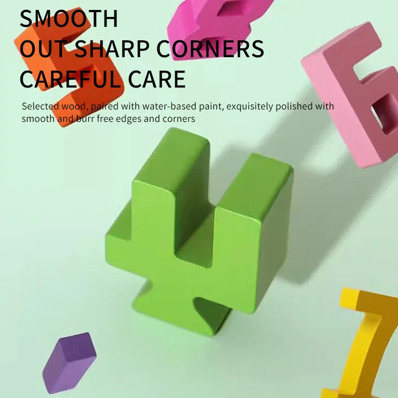 Blocs de construction numériques, jouets éducatifs pour enfants de 1 à 3 ans, éducation précoce pour bébés, jouets de blocs de construction colorés à grosses particules