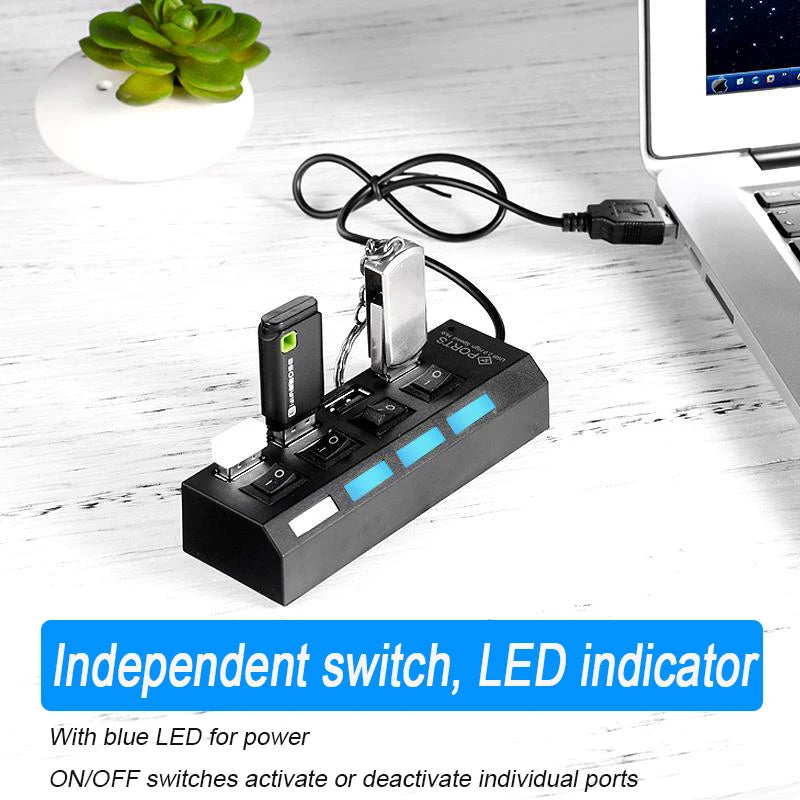 USB-hub-lampe