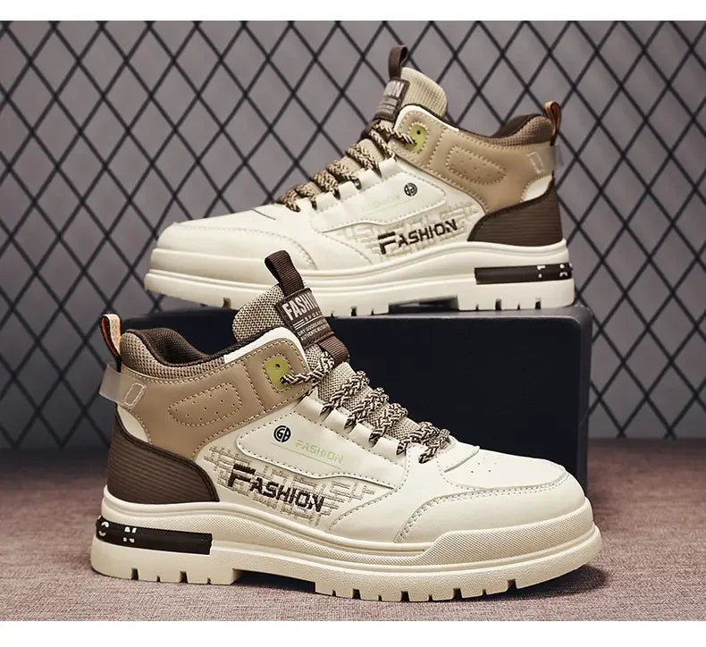 Zapatillas Casual Vulcanizadas para Hombre – Zapatos de Suela Blanda para Caminar y Exteriores