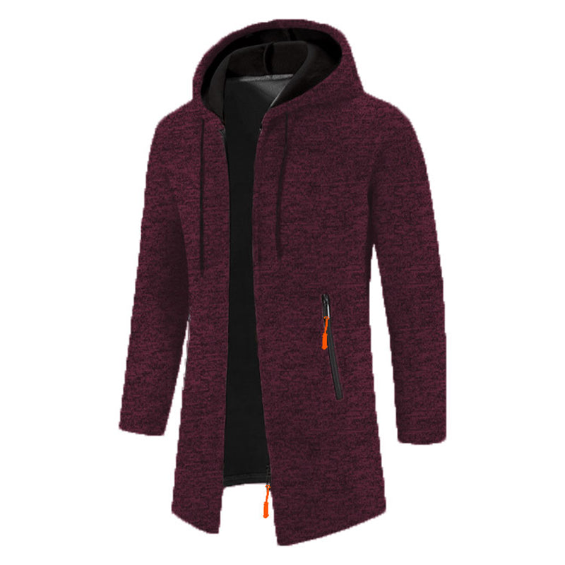 Sudaderas para hombre - Sudaderas con capucha de manga larga para hombre - Sudadera con capucha y cremallera para hombre - Abrigo de invierno oversize para hombre - Suéter negro