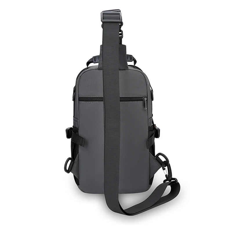 Sac de poitrine de randonnée, sac à dos de voyage multifonctionnel Molle, sac à main léger, pochette pour équipement d'escalade de cyclisme en plein air, grand sac amusant