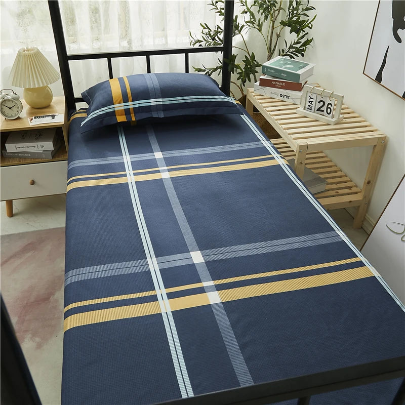 Trykt sengetøy 1 stk. til enkeltseng 120 * 210 cm Hjemmetekstil Moderne 100 % polyester Flat laken Sengetøy Enkelt sengeteppe
