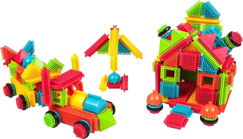 Juguetes de construcción de bloques DIY, ladrillos de modelado educativos para niños, montaje interactivo entre padres e hijos para infantes