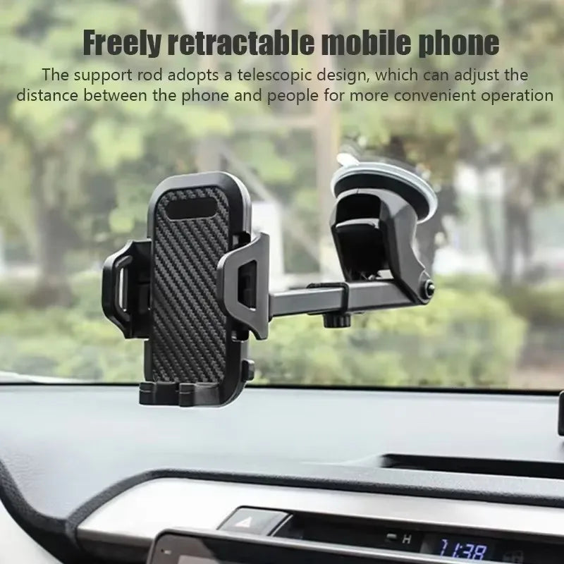 NEW Universal Sucker Car Phone Holder 360° Windshield Car Dashboard Mobile Cell Support Bracket for Smartphones