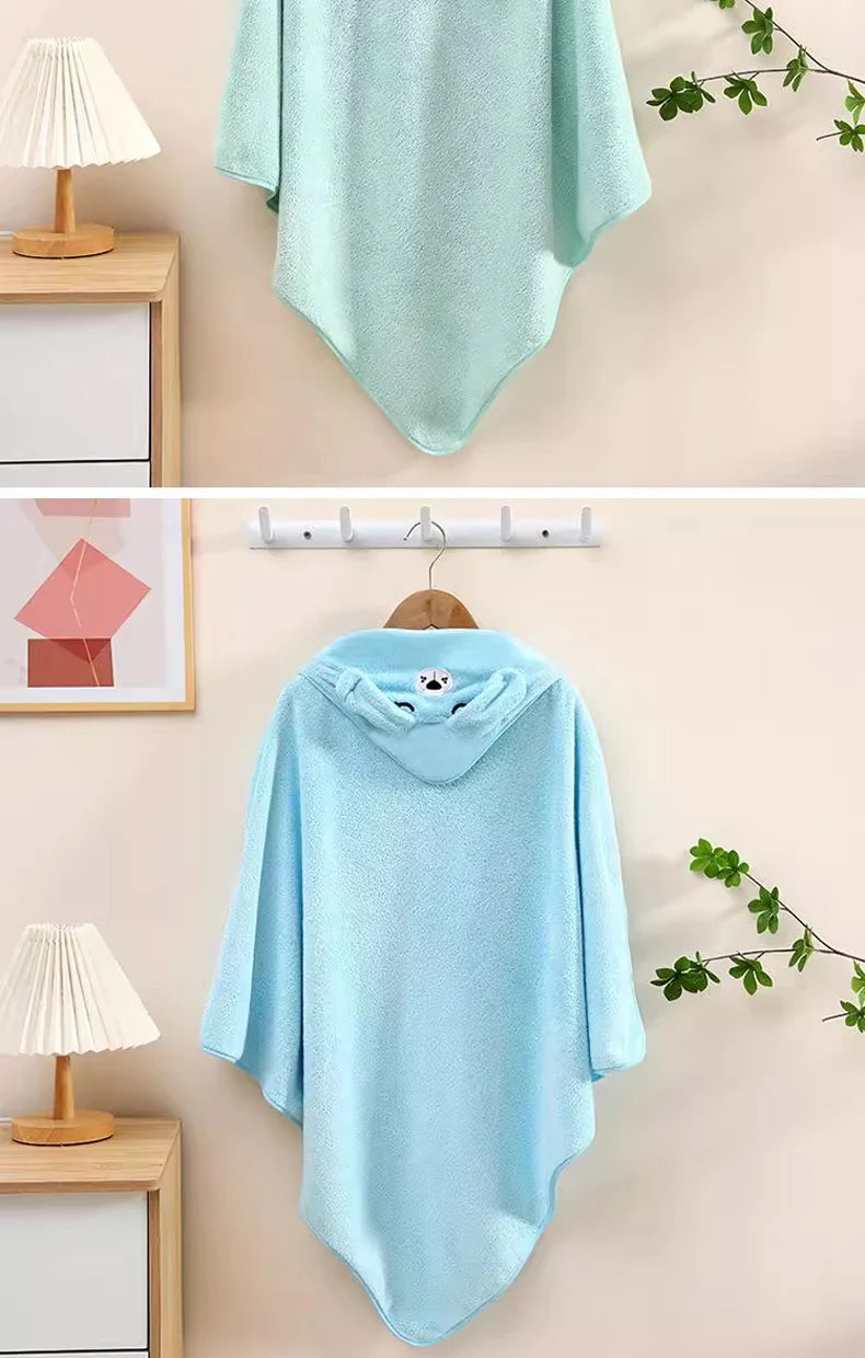 Linda Toalla de Baño para Bebé, Suave y Absorbente, Envoltura para Recién Nacidos, Mantas para Bebés Niñas y Niños