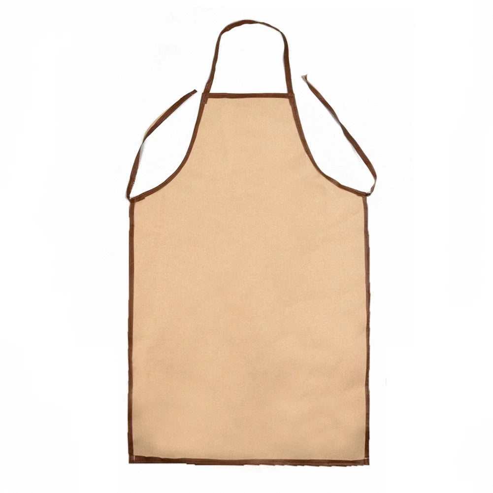 97 × 65 CM Delantal de soldadura de cuero, equipos de poliuretano, ropa de protección de aislamiento térmico para soldador, delantales de protección para soldadura