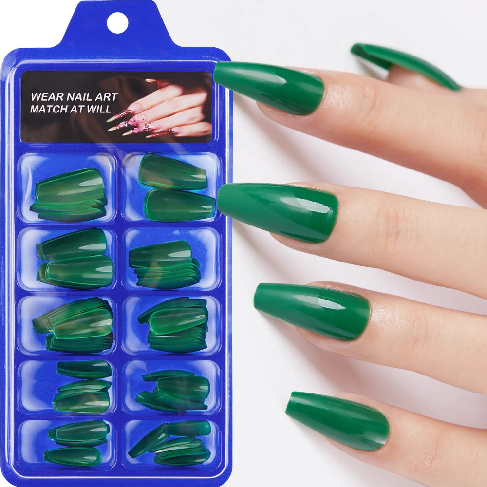 150/100/24Pcs Pink Matte French Press On Nail Tips Soft Full Cover Fake Nails Oval Almond False Nails Natural Extension Manicure