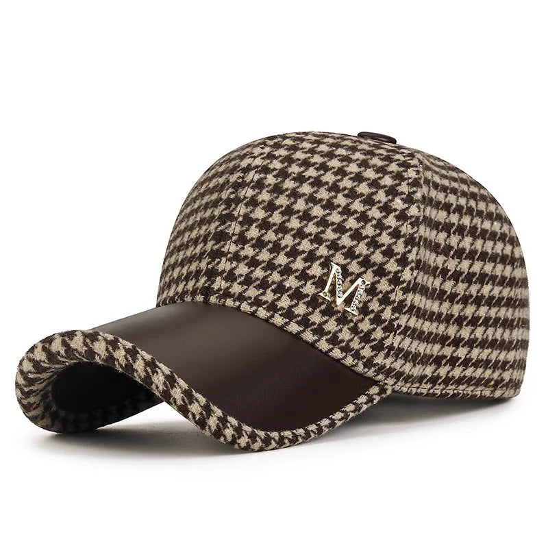 Houndstooth Baseball Cap