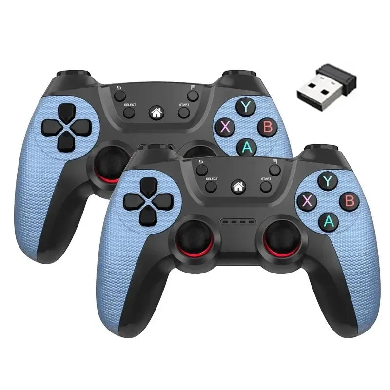 Manette de jeu double sans fil pour téléphone Linux/Android pour Game Box Game stick PC Smart TV Box 2.4G manette de jeu Joystick