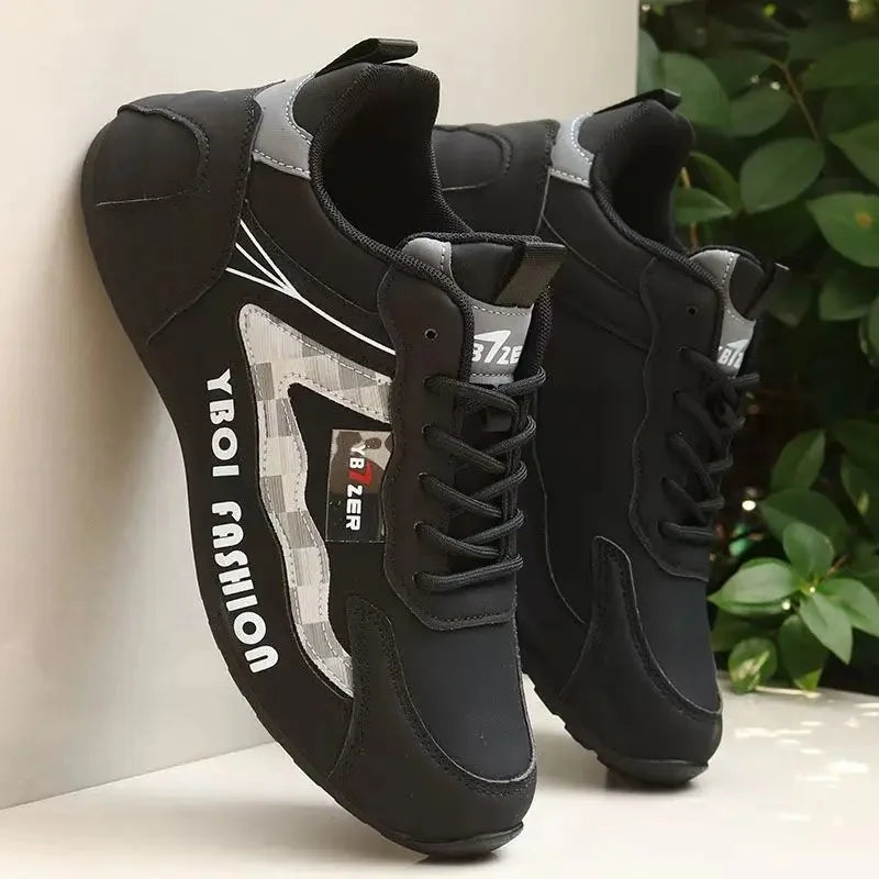 Zapatos de hombre a la moda, casuales de otoño, ligeros, impermeables, antideslizantes, deportivos, estilo "Dad Shoes", resistentes al desgaste para mediana edad y jóvenes