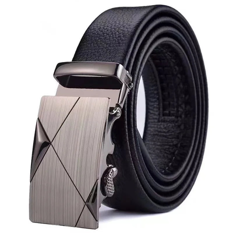 Automatic Buckle Leather Belt