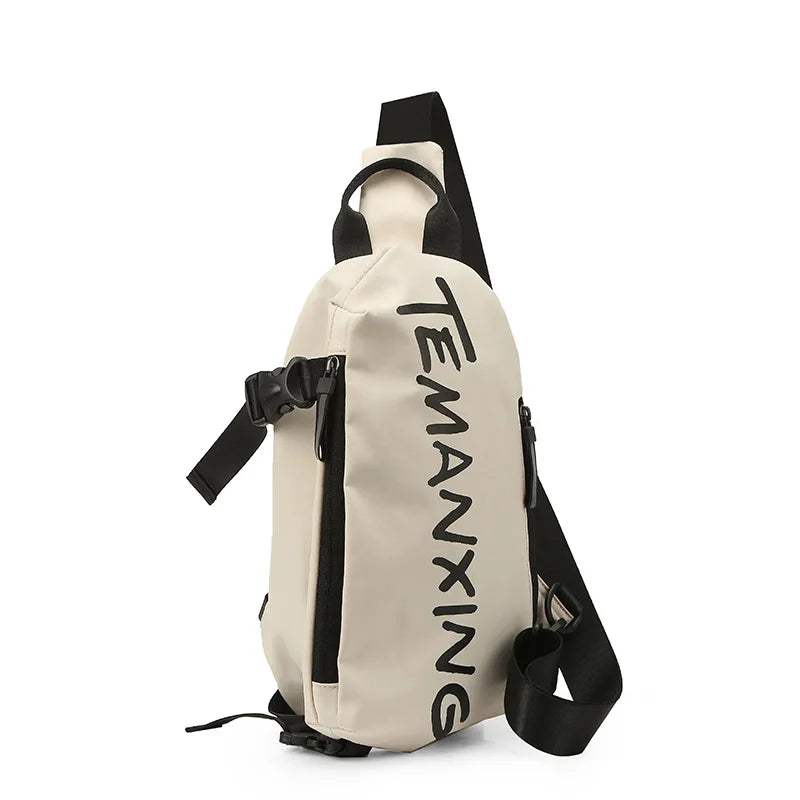 AOTTLA Mochila de pecho, bandolera, bandolín para hombre, impermeable, tela Oxford, bolso de hombro para mujer 2021, bolso de mensajero informal, bolso pequeño unisex